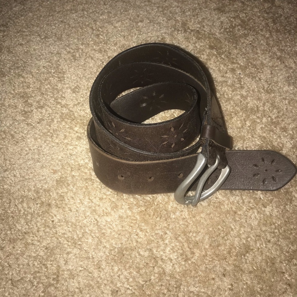 100% Leather Brown Belt